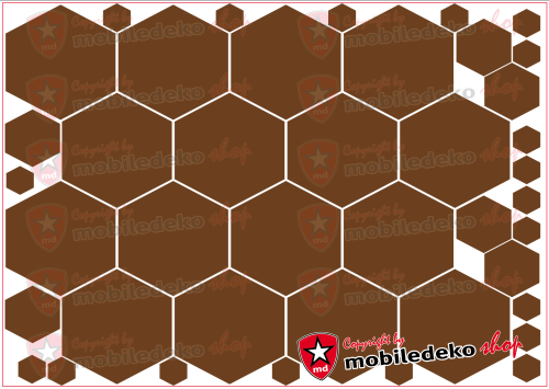 Hexagon 092 kupfer "groß"
