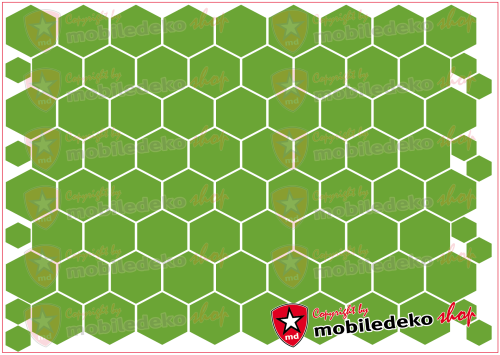 Hexagon 063 lindgrün "mittel"
