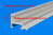 Kantenschutzrahmen Profil 166-004 Silber matt Stangenware