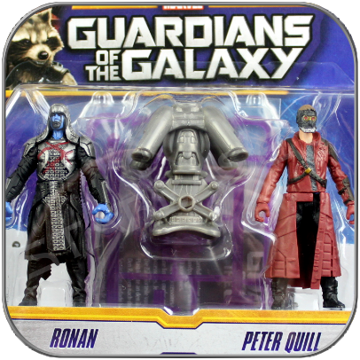 PETER QUILL (STARLORD) & RONAN - HASBRO ACTION FIGU - HASBRO ACTION FIGURE - GUARDIANS OF THE GALAXY