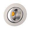 Rutec LED Einbaustrahler 8 W weiß mit Konverter dimmbar