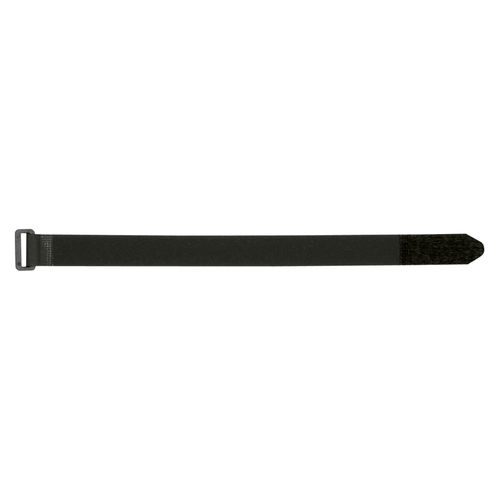 Klettband, VPE: 10 Stck., Länge: 360 mm, Breite: 25 mm, schwarz, mit trittfester PA-Kunststofföse