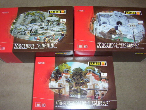 Faller Zoo-Set 130561+130562+130563