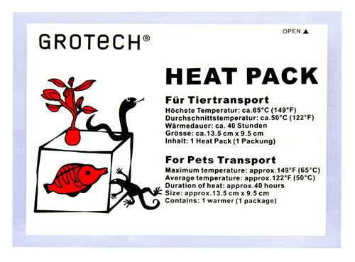 GroTech Heatpack - Pets shipping warmer