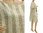 Knielanges Leinenkleid mit Tasche, Streifen natur ecru 36-48