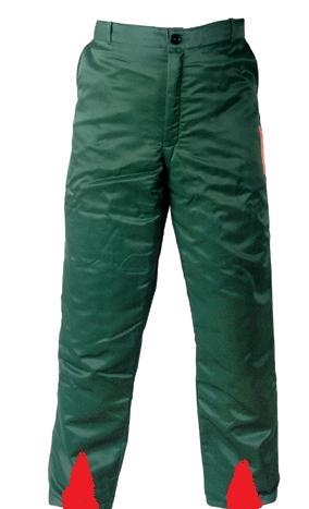 B4F Protipořezové kalhoty "Protector Green"