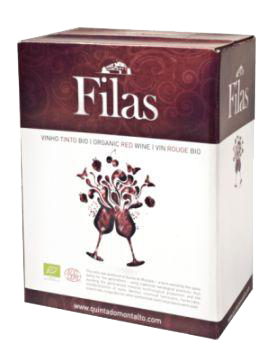 Quinta do Montalto Filas red, organic  wine bag in box. 5 l, € 20.30