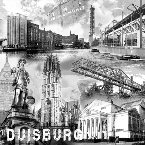 Duisburg Collage sw