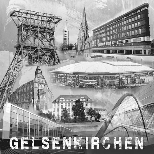 Gelsenkirchen Collage sw