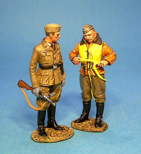 Pilot and NCO of Luftwaffe Signals Unit