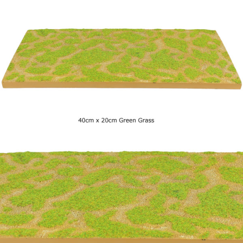 Modular Terrain Road Section - Green Grass
