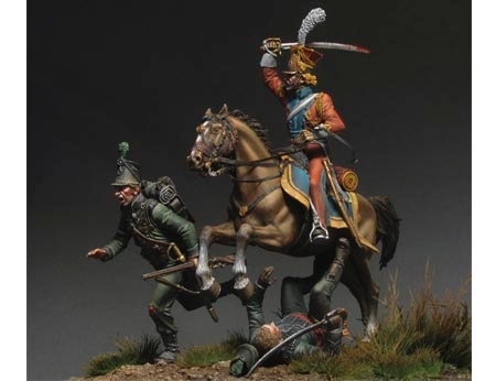 Imperial Guard Lancer "Hunting for Grasshoppers" - Waterloo 1815
