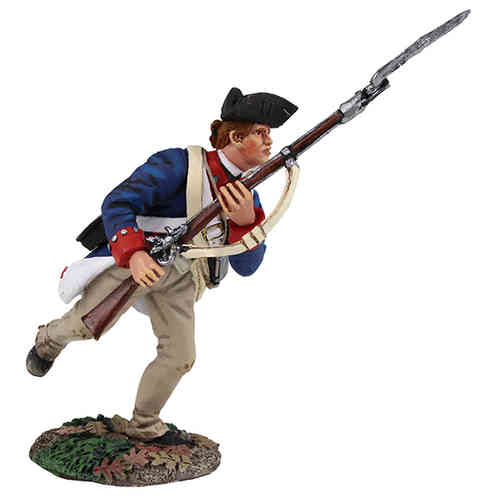 Continental Line/1st American Regiment Charging with Bayonet No.1, 1777-1787