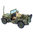 US Military Police Willys Jeep with Wire Cutter and Driver