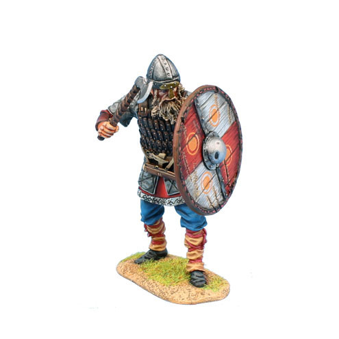 Viking Warrior Shieldwall with Axe