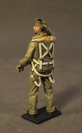 USS BUNKER HILL, PILOT IN ONE PIECE FLYING SUIT. (1pc)