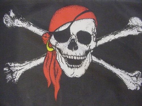 Flagge ,,Pirat" mit Kopftuch