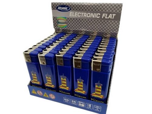 Elektronik Feuerzeug, blau, Pilsum