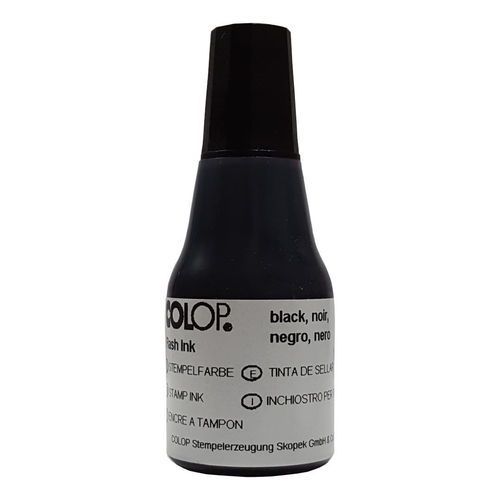 25ml Colop EOS Flash Tinte Schwarz Stempelfarbe zum Auffrischen 146986