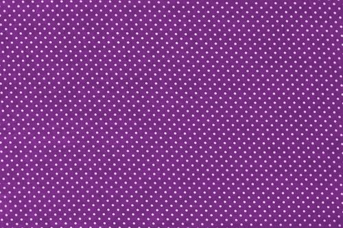 Dot fabrics P Dot White -Purple
