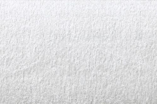 Tela de toalla orgánica blanca