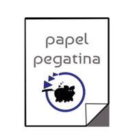 PAPEL PEGATINA