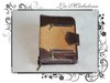 300P Stationery: Calf hair leather notepad folder, zipper