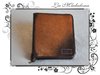 400P Stationery: Calf hair leather notepad folder, zipper