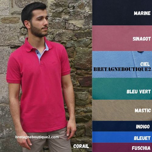 JET cap marine unisex pique polo shirt 50/50 medium w. cotton S à 4XL
