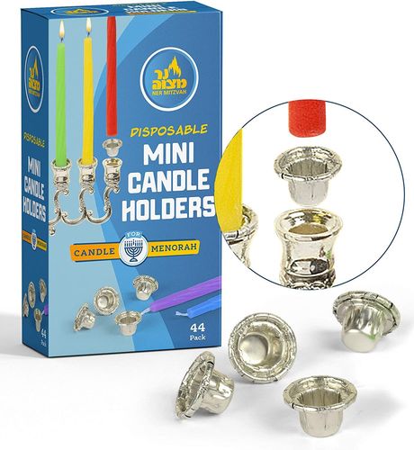 44 mini bougeoirs en aluminium / Disposable Candle Holders