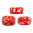 Opaque Coral Red Splash- Lipsi® par Puca® - 93200-94401