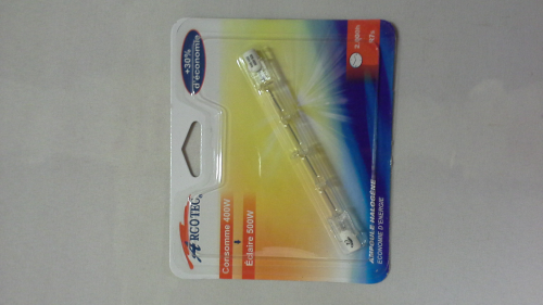 Ampoule halogène crayon 500W