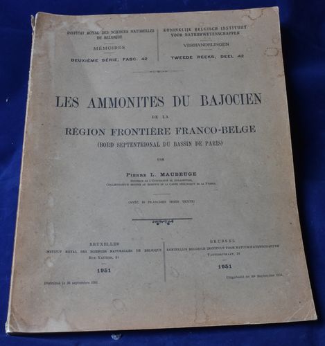 Les ammonites du Bajocien de la région frontière franco-belge (P. Maubeuge)
