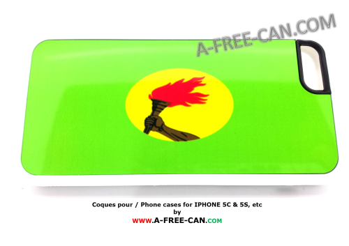 COQUE pour / PHONE CASE for Iphone 5C:  "ZAIRE" (By A-FREE-CAN.COM)