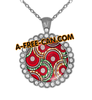 "WAX SALONGO vSLXS" by A-FREE-CAN.COM - (BIJOUX, Collier CABOCHON Rond)