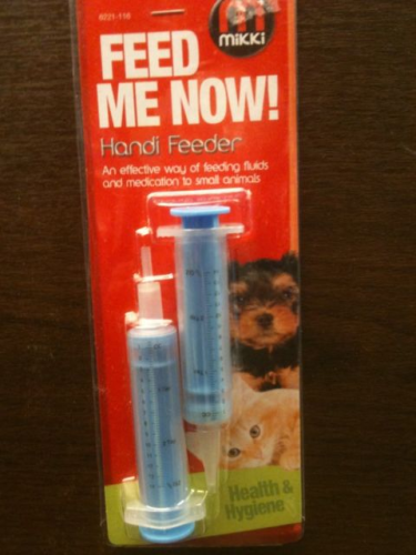 MIKKI FEED ME NOW HAND FEEDING REARIN SYRINGE FOR  CATS