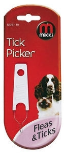 Mikki Dog Cat horse Pet Tick Picker Removal Tool