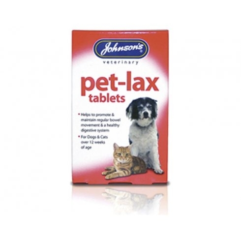 Johnson's pet-lax tablets for dogs and cats