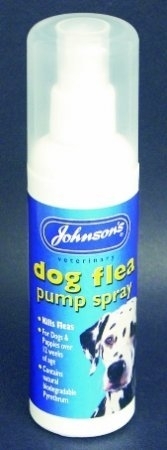 Johnson's dog flea spray pump action 100ml