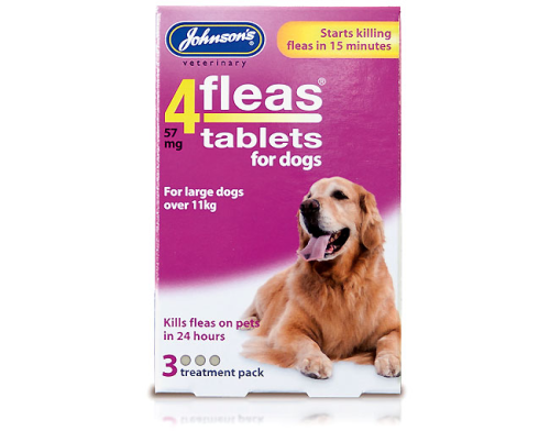 4fleas Tablets - Dogs Over 11kg 3 Tablets