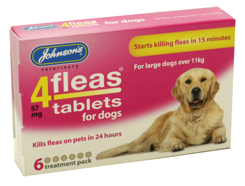 4fleas Tablets - Dogs Over 11kg 6 Tablets