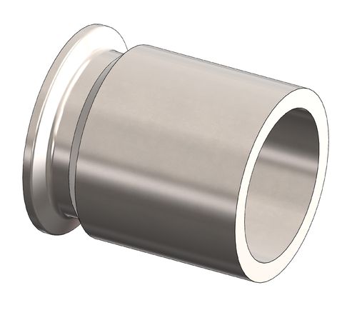 Clamp Connection Type,T304 Stainless Steel Long Tank Ferrule 3 in Tube Size,20400003227 